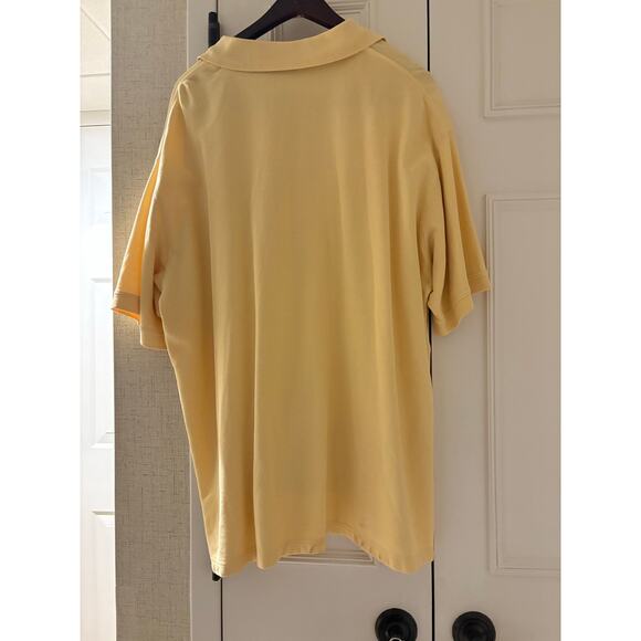 L.L. Bean Yellow Mens Polo Size XXL Tall - Picture 2 of 2
